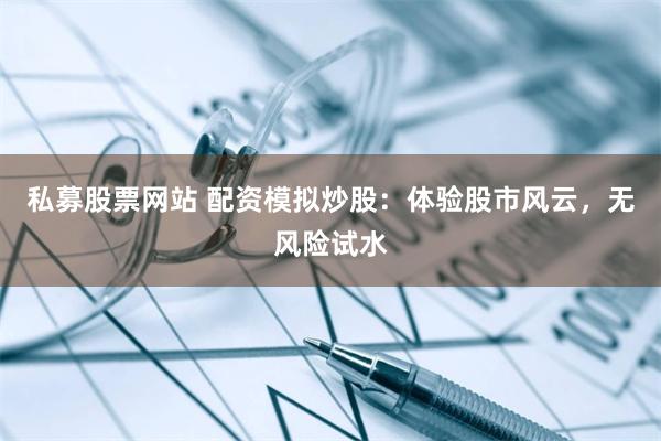 私募股票网站 配资模拟炒股:体验股市风云,无风险试水